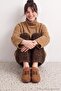 Tan Suede Double Lace Women's Sneaker Takaw27Sn00003