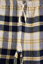 Navy Blue Plaid Straight Fit Woven Pajama Bottoms Tmnaw27Pj00004 - 6