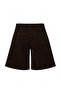 Dark Brown Velvet Shorts & Bermuda Shorts Twoaw27Sr00041 - 4