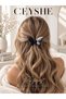 Pinterest Matte Black Imported Butterfly Large Hair Clip with Clasp