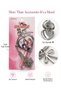 Metal Mirror Keychain Gloss Holder Cute Cat Gojo Hazbin Hotel Anime Characters Acrylic Comes with 1 Piece - 3