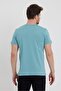 Men's Crew Neck Slim Basic Mint T-Shirt - 3