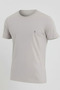 Men's Crew Neck Casual Basic Gray T-Shirt