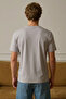 Men's Short Sleeve Comfortable Cotton Gray T-Shirt - 6