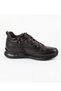Genuine Leather Zipper+Lace Up Boots Brown - 3