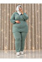 Hijab Double Set Tunic Pants Plus Size - 6