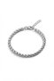 Twisted Mesh Chain Men's Steel Bracelet – Adjustable, 5mm