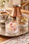 6 Striped Coffee Side Dishes, Turkish Delight Bowls, Sauce Bowls, Height 4cm, Diameter 5cm - 3