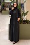 Pocket Button Detailed Cupra Full Length Dress - 2