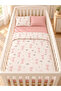 Cute Pink Balloon Animal Patterned 100% Cotton Baby Duvet Cover Set - 2