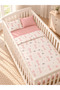 Cute Pink Balloon Animal Patterned 100% Cotton Baby Duvet Cover Set