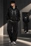 3 Yarns Thick Hooded Jacket Y2K Zip up Print Long Sleeve Aesthetic Coat Harajuku Streetwear - 5
