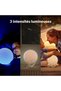 Joy, Boxă Bluetooth iluminată Moon 3W, Alba - 3