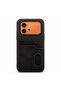 Honor 600 5g Compatible Case with Card Holder Luxury Leather Case Black - 2