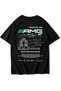 Unisex Oversize Formula One Team Petronas Amg T-Shirt Black