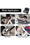46-Piece 1/4 Inch Drive Socket Ratchet Wrench Set,Metric Bit Sockets and Extension Bars for Car and Bicycle Repair,with Storage Case - 6