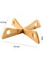 Bamboo Heat Resistant Trivet,Non-Slip Hot Dish Insulation Pad,Tabletop Kitchen Stand for Cookware - 7