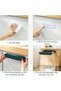 Foldable Hanging Trash Bag Holder with Garbage Bag Roll,Wall Mounted Cabinet Door Garbage Bag Rack,White - 6