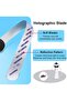 Lighthouse Fly Repellent Fan for Tables,Chemical-Free Bug Deterrent with Soft Holographic Blades,White - 3