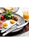 8-Piece Portable Stainless Steel Travel Cutlery Set,Reusable Camping Utensils with Fork,Spoon,Cutting Tool,Chopsticks,Straws and Carrying Case,Silver - 7