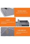 Silicone Grill Mat with Drip Pad and Spatula Holder,16 x 11.5 Inch,Heat Resistant BBQ Tool Accessory,Gray - 3
