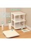 Stackable Shoe Storage Organizer,Multi-Layer Adjustable Entryway Shoe Rack for Closet and Living Room - 6