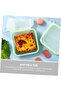 Silicone Sandwich Containers,Reusable Bread Storage Box with Secure Lid,Pack of 2,Green - 4