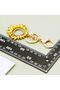 Sunflower Metal Keychain Set,Purple and Yellow Bag Pendants,Car Key Decoration,Pack of 2 - 2
