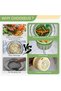 2 PCS Cactus Kitchen Sink Drain Strainer,Automatic Dumping Sink Strainer Basket,Multi-Functional Quick Drain Filter for Kitchen Home,Green - 2
