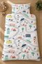 Road Patterned Quilted Stitched Quilt - 7