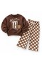 Boy's Cookie Printed Non-Iron Cotton Suit - 2