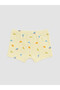 Özmarka New Season Yellow Boys' Printed Boxer Shorts 3-Piece Set - 5