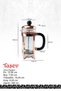 Taşev T2770 Holmes - French Press 350 ml (Tea Press) - 6