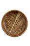 Natural Wooden Bowl Round Ø21.5X7.5 cm – 1.5 Liters - 3