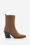 Women's Cowboy Suede Pointed Toe Western Boots Fetya Taba - 3