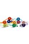 Floral Hair Crown with Hanging Pearls - 3