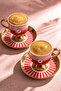 Birdy Porcelain 2-Person 4-Piece Coffee Cup Set - 7