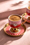 Birdy Porcelain 2-Person 4-Piece Coffee Cup Set - 6