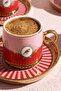Birdy Porcelain 2-Person 4-Piece Coffee Cup Set - 7