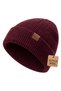 Unisex Alpaca Wool Folded Plain Beret