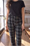 Women's Comfortable Fit High Waist Printed Soft Fleece Pajama Bottoms - 2