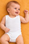 Cotton Strappy Zero Sleeve Bodysuit