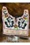 28x23 cm Embroidered Butterfly Collar, Ethnic Collar