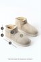 Suede Thin Sole Women's Boots with Fur Inside - 5