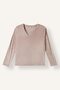 Regular Fit Long-Sleeve Velour Top and Striped Long-Bottom Pajama Set A6205AX26AU - 8