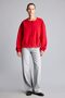 Crew Neck Lace-Up Waist Relaxed Fit Cardigan I2728Ax26Au - 2