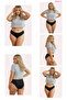1909 Lace Leg Bato 5-Piece Women's Panties Pack 1909-v2 - 4