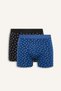 Regular Fit Elastic-Waist 2-Pack Boxer Shorts I4024AX26AU