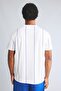 Standard Fit Crew Neck Vertical Striped Printed Short Sleeve T-Shirt I7748Ax26Au - 4