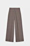 Premium Dimare Mid Waist Plaid Woven Trousers - 2